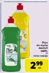 Carrefour Płyn do naczyń cytrynowy Simpl oferta