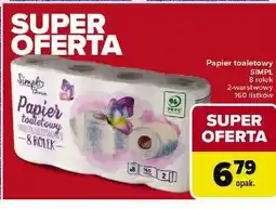 Carrefour Papier toaletowy dwuwarstwowy Simpl oferta