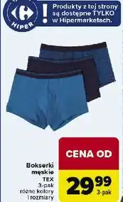 Carrefour Bokserki męskie Tex oferta