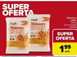 Carrefour Makaron z pszenicy zwyczajnej nitka Simpl oferta