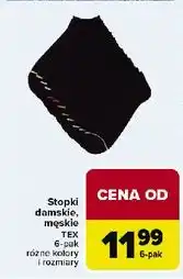 Carrefour Stopki damskie Tex oferta