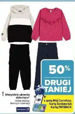 Carrefour Ubrania dziecięce oferta