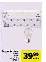 Carrefour Żarówki Simpl oferta