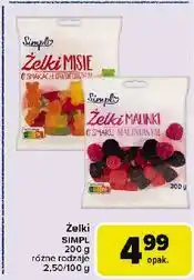 Carrefour Żelki malinki Simpl oferta