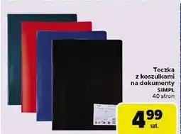 Carrefour Teczka z koszulkami na dokumenty 40 str Simpl oferta