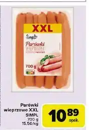 Carrefour Parówki wieprzowe Simpl oferta