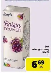 Carrefour Sok winogronowy Simpl oferta