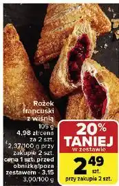 Carrefour Rożek z wiśniami oferta