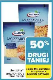 Carrefour Ser mozzarella - tarty Mlekpol oferta