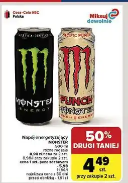 Carrefour Napój energetyczny Monster Energy Pacific Punch oferta