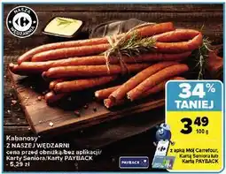 Carrefour Kabanosy Nasza Wędzarnia Carrefour oferta