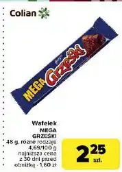 Carrefour Wafelek kakaowy w czekoladzie deserowej Grześki Mega oferta