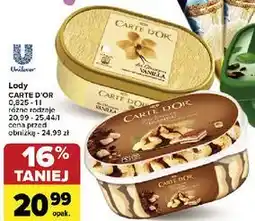 Carrefour Lody waniliowe Algida Carte D'or Les Desserts oferta