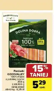 Carrefour Parówki 100 % z szynki Dolina Dobra oferta