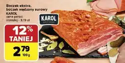 Carrefour Boczek wędzony surowy Karol oferta