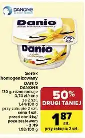 Carrefour Serek waniliowy Danone Danio oferta
