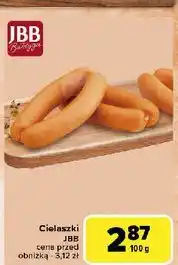 Carrefour Kiełbaski cielaczaki Jbb Bałdyga oferta