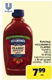 Carrefour Ketchup łagodny classic Hellmann's oferta