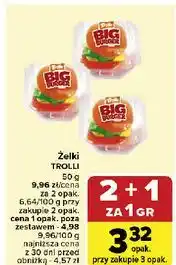 Carrefour Żelki w kształcie hamburgerów Trolli oferta