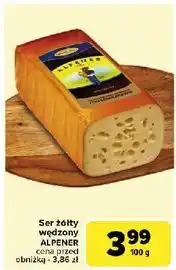 Carrefour Ser alpener wędzony Włoszczowa oferta