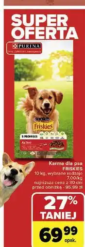 Carrefour Karma dla psa active Friskies Vitafit oferta