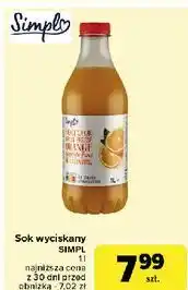 Carrefour Sok pomarańczowy Simpl oferta