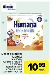 Carrefour Deser mleczny brzoskwiniowy Humana oferta
