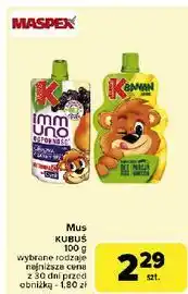 Carrefour Mus jabłko-banan Kubuś oferta