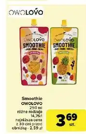 Carrefour Smoothie jabłko-banan-malina Owolovo oferta