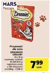 Carrefour Przysmak dla kota z kurczakiem Dreamies Creamy oferta