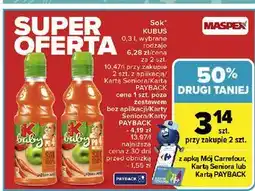 Carrefour Sok marchew jabłko Kubuś Baby oferta