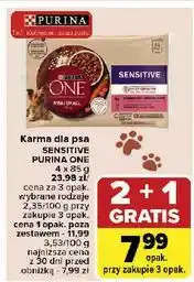 Carrefour Karma dla kota sensitive Purina One oferta