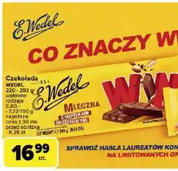 Carrefour Czekolada mleczna z wafelkami peanut butter E. Wedel Ww oferta
