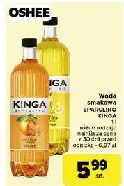 Carrefour Woda orange Kinga Sparclino oferta
