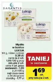 Carrefour Mydło soothing cotton milk & provitamin b5 Luksja Creamy Soft oferta
