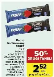 Carrefour Baton truskawkowy Celiko Frupp oferta