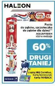 Carrefour Pasta do zębów 0-5 Aquafresh Little Teeth oferta