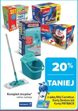 Carrefour Komplet mopów oferta