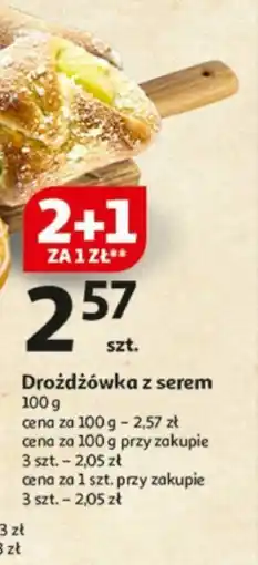 Auchan Drożdżówka z serem oferta