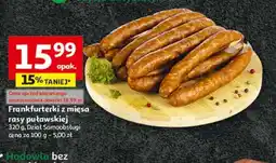 Frankfurterki z mięsa rasy puławskiej
