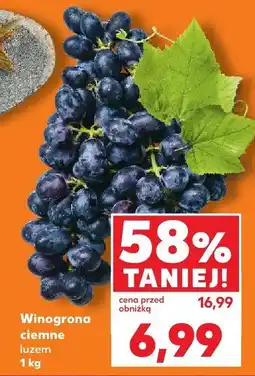 Kaufland Winogrona ciemne luzem Kaufland oferta