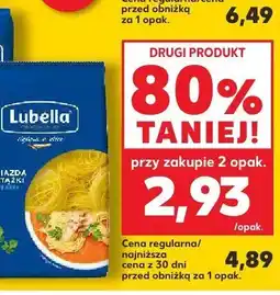 Kaufland Makaron Lubella gniazda wstążki oferta