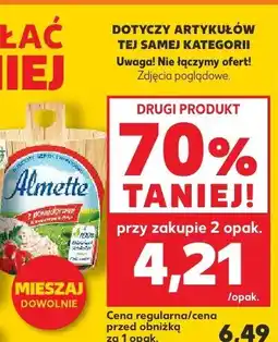 Kaufland Serek twarogowy Almette z pomidorami oferta