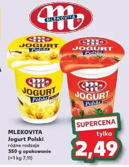 Kaufland Jogurt Polski, różne rodzaje Mlekovita oferta