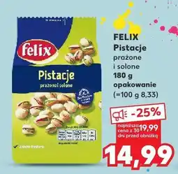 Kaufland Pistacje Felix prażone i solone oferta