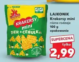Kaufland Krakersy mini Lajkonik różne rodzaje oferta