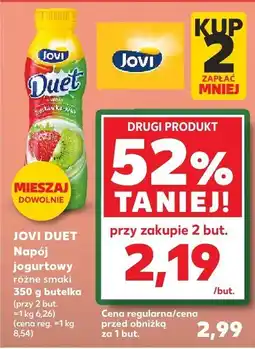 Kaufland Napój jogurtowy Jovi Duet różne smaki oferta