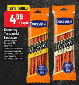 Polomarket Kabanosy Tarczyński Exclusive serowe/drobiowe oferta