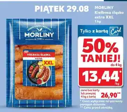 Kaufland Kiełbasa śląska extra XXL Morliny oferta