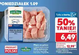 Kaufland Mięso na gulasz z szynki wieprzowej Śląskie Akcente oferta
